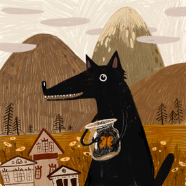 Мистер Вульф и золотой мотылек