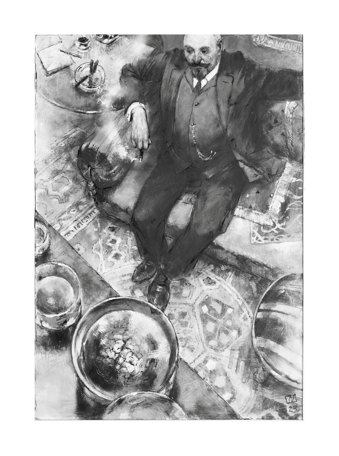 М.А.Булгаков "Собачье сердце"иллюстация к 7 главе