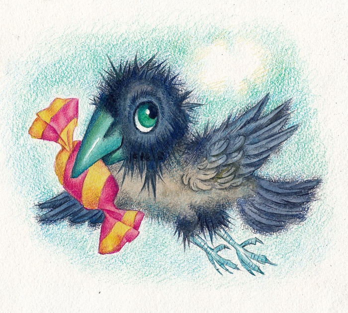 Ворона-сладкоежка