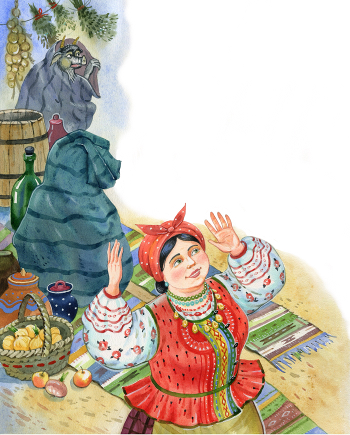 К повести Н.Гоголя "Ночь перед Рождеством" , изд. Эксмо