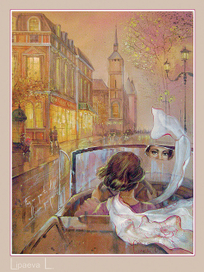 Вечерние огни после дождя...