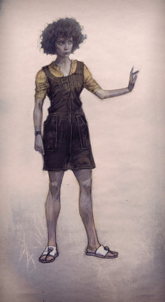 Эскиз персонажа HG10