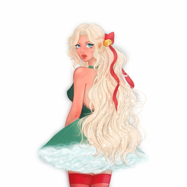 Рождественская девушка