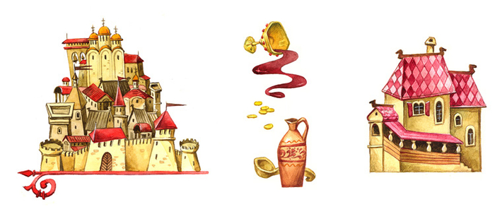 Заставки к былине "Садко" 