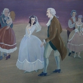 Эскиз костюмов к "Фигаро"