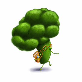 Персонаж брокколи