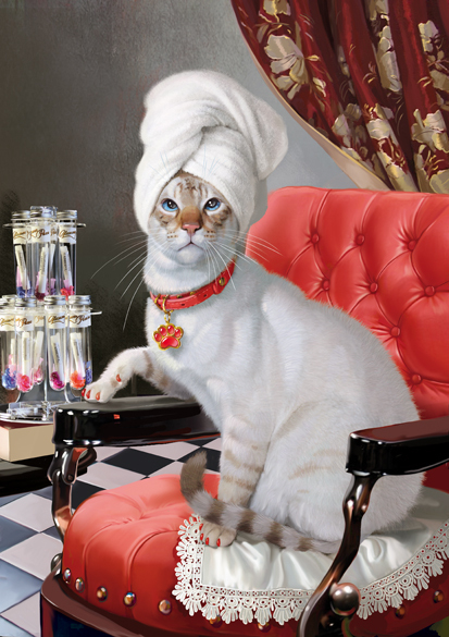 Кошачий педикюр ..)))