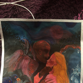 за зеркалом 