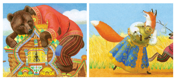 Проработка персонажей. "Теремок"