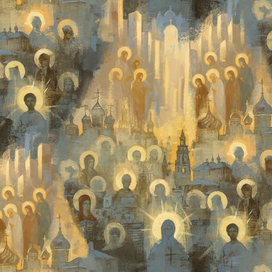 Святость, бесшовный паттерн