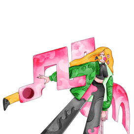 Иллюстрация Фламинго