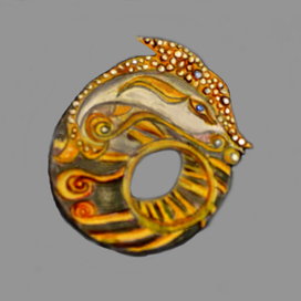 кольцо дельфин