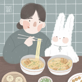 Посиделки за лапшой. 