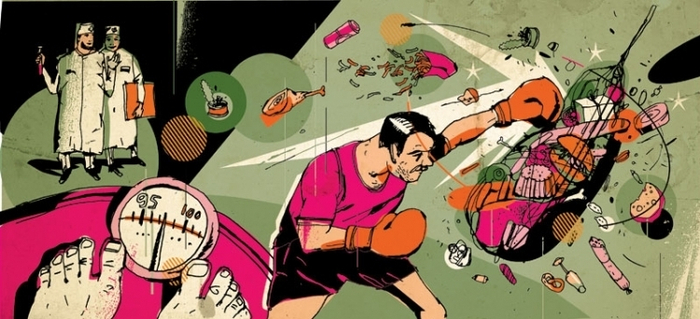 Иллюстрация для журнала "GQ"