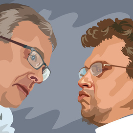 Александр Лебедев и Сергей Полонский