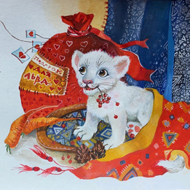 «Снежный лев» львёнок Сметана