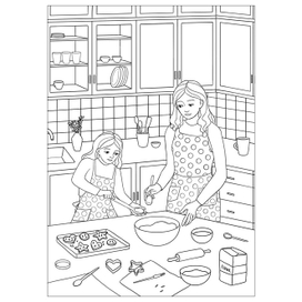 Иллюстрация для раскраски