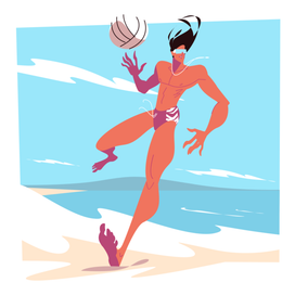 Пляжный волейбол 
