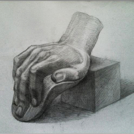 Гипсовая рука