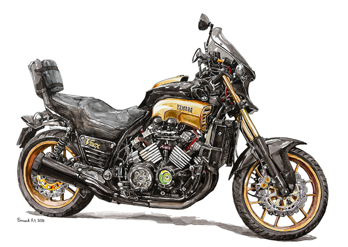 мотоцикл Yamaha V-Max 1200