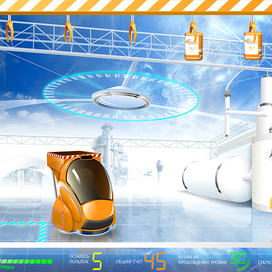 интерфейс и сцена для онлайн игры