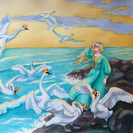 Дикие лебеди