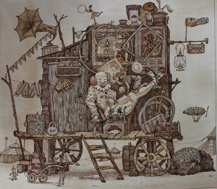 "Отдых",2013 год.(42-37 см)