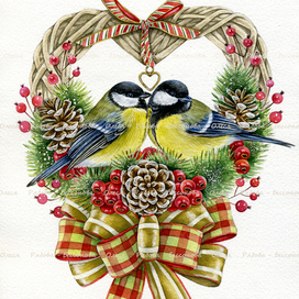 " Парочка синичек ".