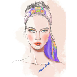 стилизованный портрет