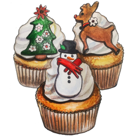 Новогодние Маффины