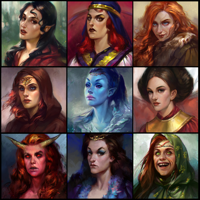 9 женщин из 9 замков