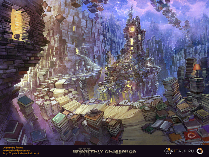 The bookworm's village