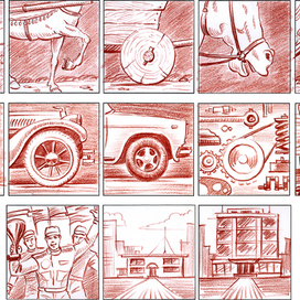 Раскадровка к мультфильму