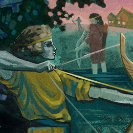 Разворот книги "Царевна-лягушка"