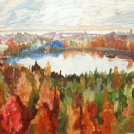 Лесное озеро