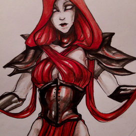 Акварельный скетч