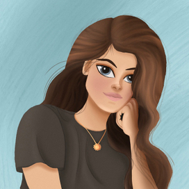 Девушка с референса