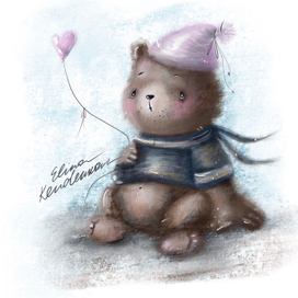 Мишка в рамках Арт марафона