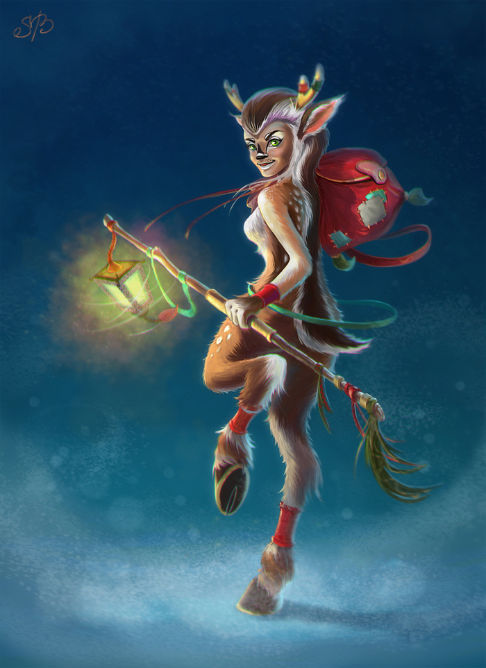 Рождественская олениха