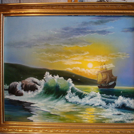 Копия неизвестного худ.= Бригантина=