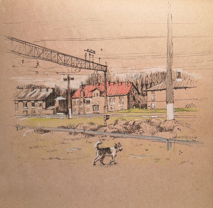 Пёсель бежит по делам