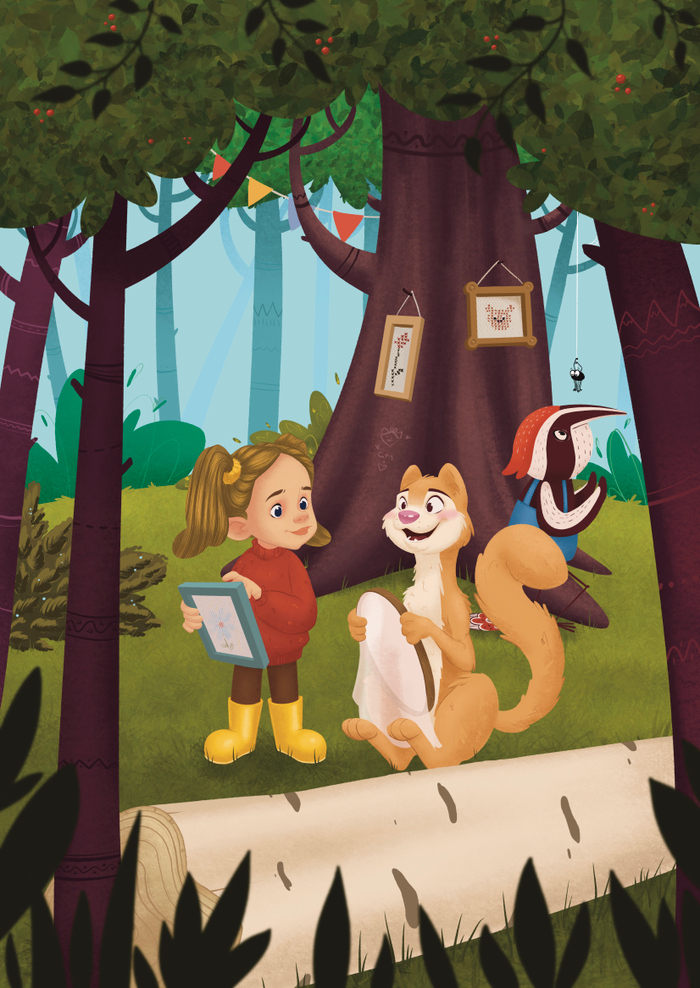 Маша, Дятел и Соболь