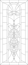 Макет для витража