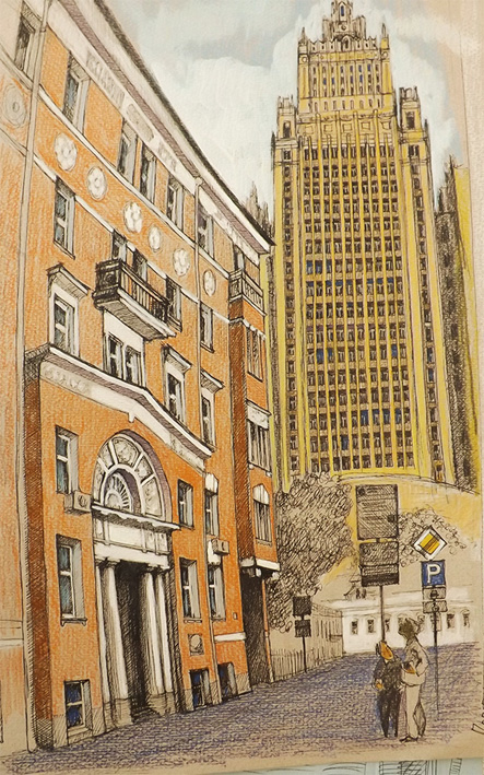 здание ФПА из серии АДВОКАТСКАЯ  МОСКВА