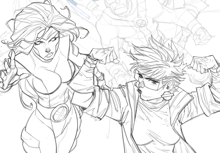 Jean Grey and Jubilee