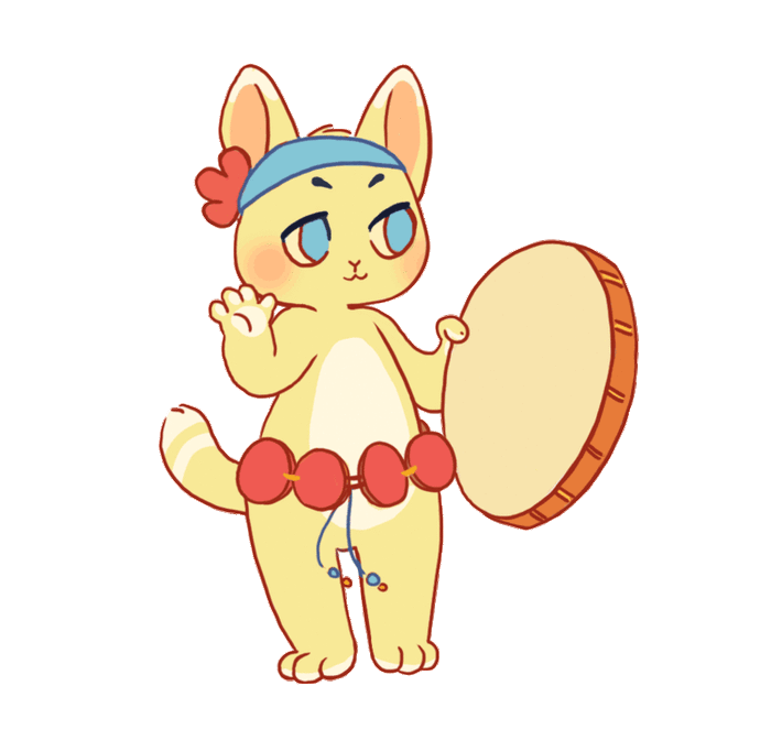 Анимированная киса