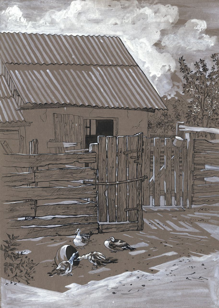 Птичий  двор