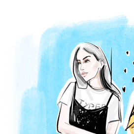 Иллюстрации для бутика