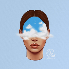 Clouds girl