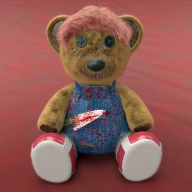 Миша режет помидоры